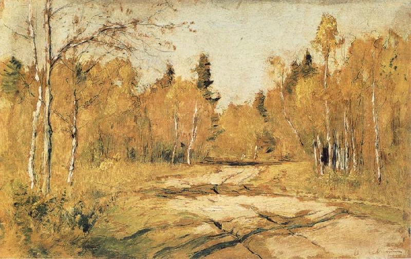 Levitan, Isaak The Sunshine of Autumn China oil painting art